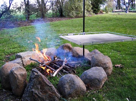 Perfect CAMPFIRE GRILL Original BBQ. Camping Fishing Outdoor Backyard ...