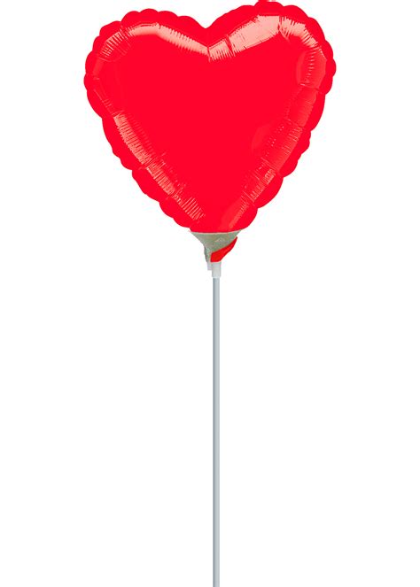 Buy 09" Metallic Red Heart balloons for only 0.39 USD by Anagram - Balloons Online