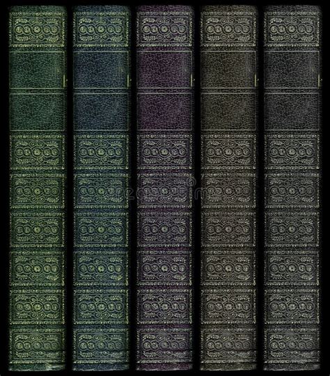 Multi Colored Vintage Book Spines Stock Image - Image of ancient, literature: 3838375