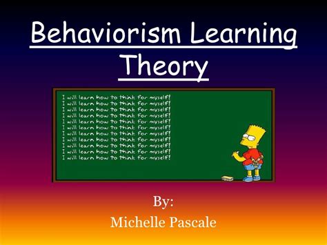 Behaviorism learning theory | Learning theory, Learning, Instructional design