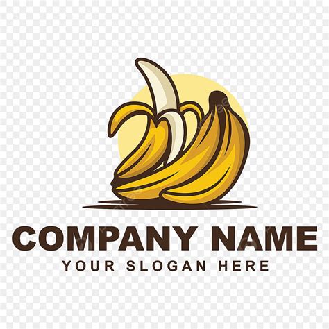 Desain Ilustrasi Logo Pisang, Pisang, Logo, Musim Panas PNG dan Vektor dengan Background ...