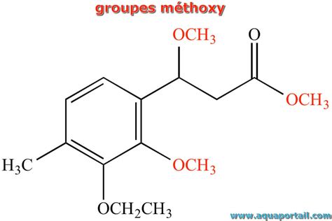 Méthoxy : définition et explications – AquaPortail