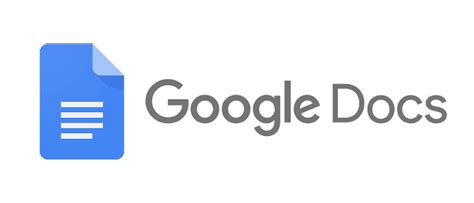 Google Docs Logo Horizontal transparent PNG - StickPNG