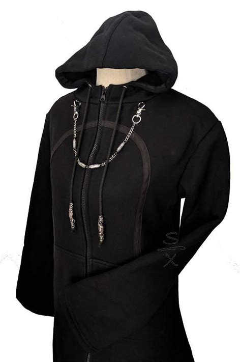 Organization xiii Long Coat Hoodie- RockStar Jacket