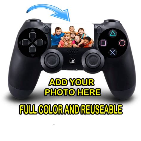 Playstation PS4 Controller Custom Touchpad Full Color Decal Removable ...