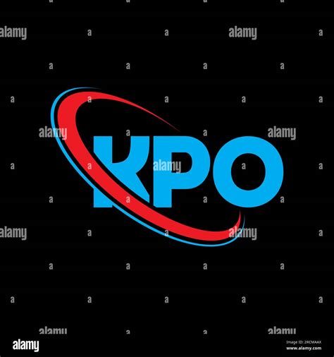 KPO logo. KPO letter. KPO letter logo design. Initials KPO logo linked ...