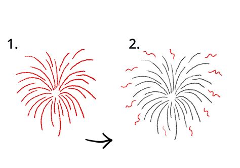 How to Draw Fireworks | Design School