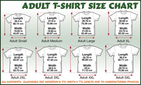 Animal Shirt Size Chart Environmentally Friendly USA Cotton T-Shirts