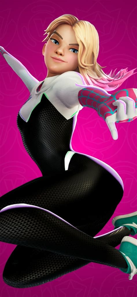 1242x2688 Resolution Spider Gwen without Mask Fortnite Iphone XS MAX ...