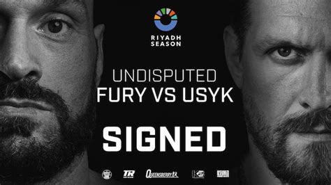 Tyson Fury v Oleksandr Usyk: Undisputed Fight Signed, To Take Place in ...