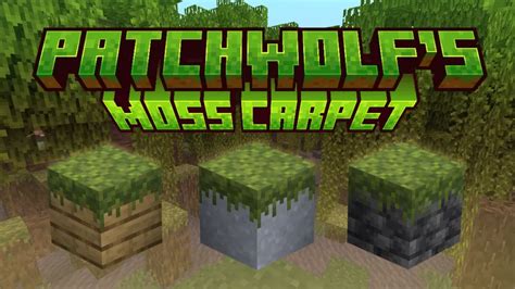 Mossy Moss Carpets! Minecraft Texture Pack