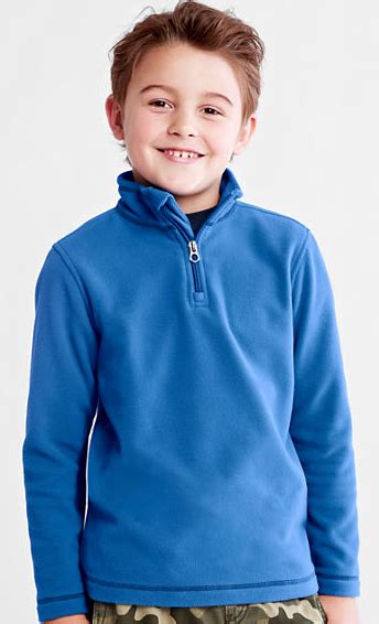 Lands' End | Kids' Fleece Half-Zip Pullovers for $8.40 (Reg. $24)!