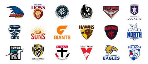 AFL Footy Logo Stickers