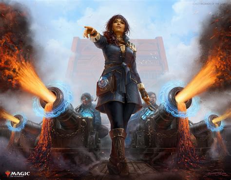 Jhoira, Ageless Innovator MtG Art from Dominaria United Set by Justyna Gil - Art of Magic: the ...