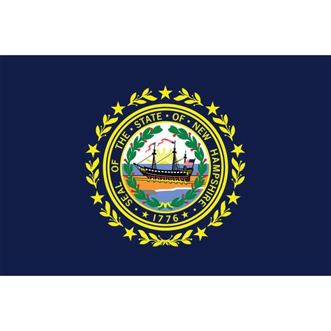 New Hampshire State Flag | Flag of New Hampshire – Colonial Flag