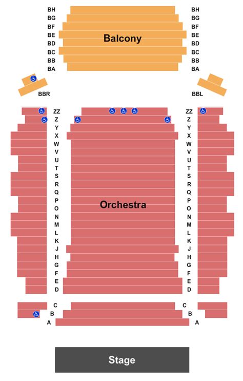 Sunset Center Seating Chart And Maps - Carmel