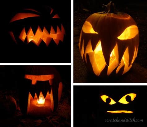 Halloween pumpkin carving ideas | Scratch and Stitch