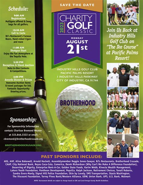 2023 Charity Golf Classic – Brotherhood Crusade