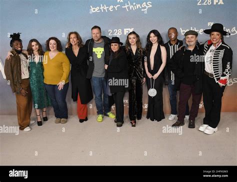 Los Angeles, CA, February 23, 2022, (L-R) BETTER THINGS Cast - Jeremy K ...