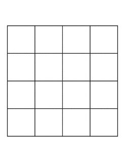 4 by 4 Grid | ClipArt ETC