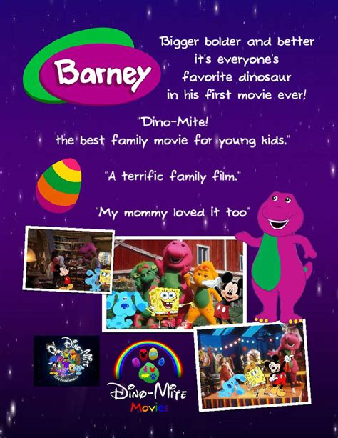 Barney's Great Adventure Comic Book Back Cover by brandontu1998 on DeviantArt