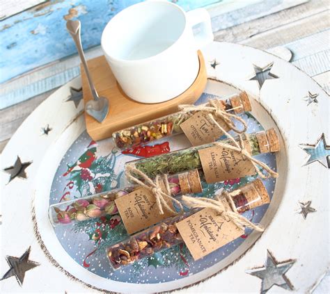 Holiday Gift Box Organic Tea Sampler Set Friendship Gift - Etsy