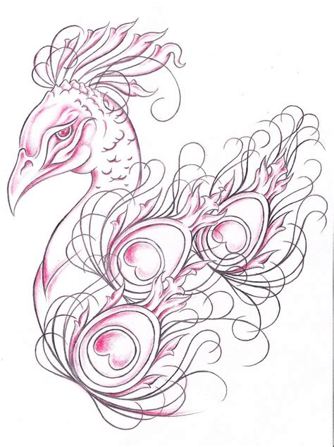 Three RoseTattoo Drawings | peacock tattoo design by jinx2304 traditional art body art body ...