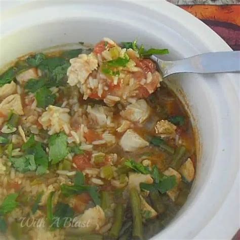 Hearty Chicken Gumbo (Slow-Cooker) | With A Blast