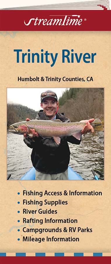 Trinity River CA Fishing Map – StreamTime Maps