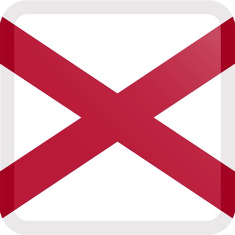 Alabama flag emoji - Country flags