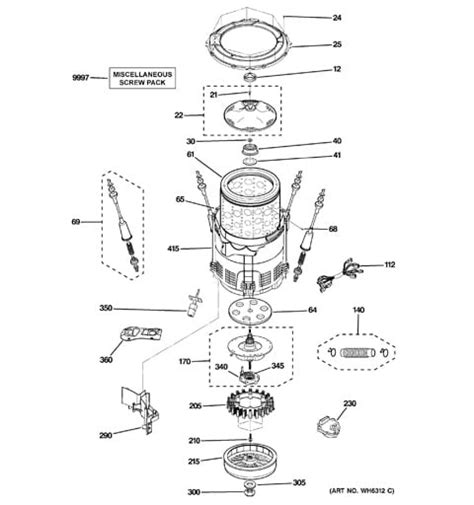 Ge Profile Washing Machine Parts Diagram | Reviewmotors.co