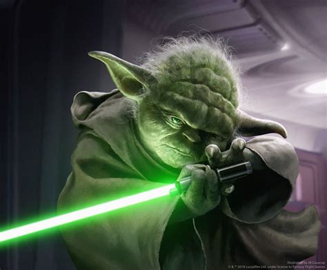 Yoda's Lightsaber Yoda Wallpaper, Star Wars Wallpaper, Star Wars Artwork, Star Wars Fan Art ...
