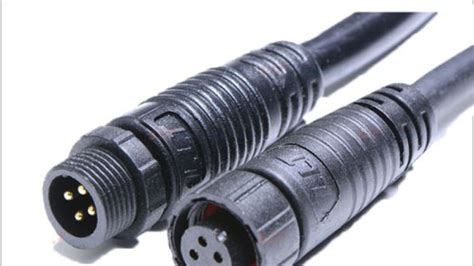 M12 4 Pin Waterproof Cable Connector - LEADER GROUP