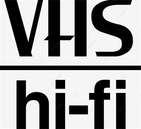 Vhs Hifi Tanda Hitam Putih, Tanda, Logo, Clipart PNG dan Vektor dengan ...