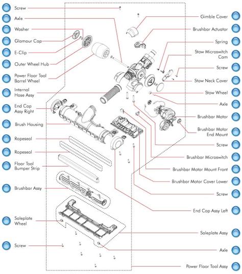 Dyson DC21 Motorhead Assembly Components | eVacuumStore.com