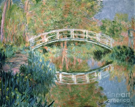 The Japanese Bridge Painting by Claude Monet - Pixels