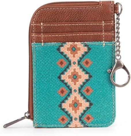 Amazon.com: Montana West x Wrangler Card Holder for Women Boho Aztec Card Cases Small Wallet ...