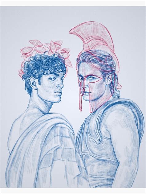 "ACHILLES AND PATROCLUS " Art Print for Sale by AliceBlakeArt | Redbubble