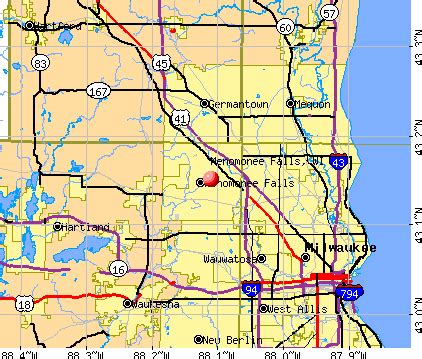 Menomonee Falls, Wisconsin (WI 53225) profile: population, maps, real estate, averages, homes ...