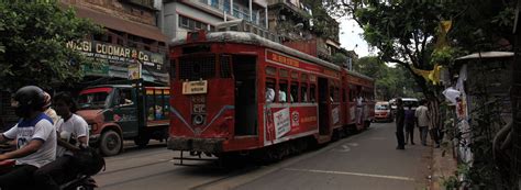 the calcutta tram. a legacy of the city blending seamlessly into the ...