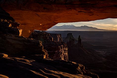 Mesa Arch Sunrise, Winter 4 | Canyonlands National Park, UT | Fred Mertz Photography