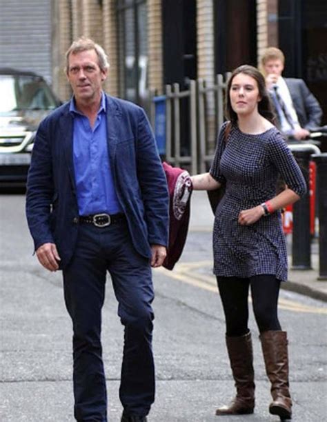 Hugh Laurie with his daughter Rebecca | Celebrities InfoSeeMedia