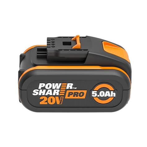 WORX POWERSHARE 20V 5.0Ah MAX PRO Lithium-ion Battery, with Battery Indicator WA3570 | tools.com