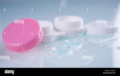 contact lenses drops Stock Photo - Alamy