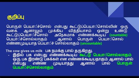 Learn English grammar in Tamil Part 003 - YouTube