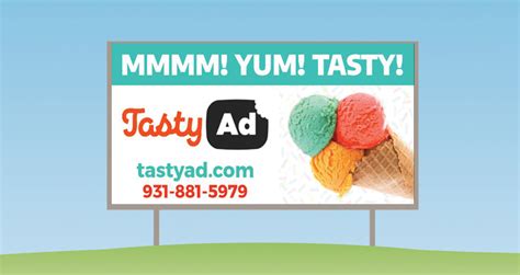 Tasty Ad supports multiple billboard sizes