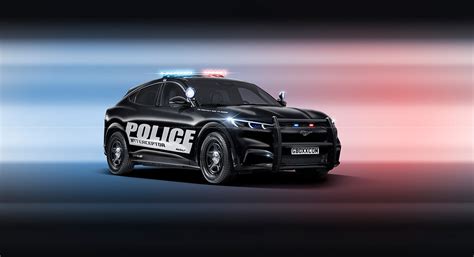 Ford Mustang Mach-E Looks Good In Police Uniform | Carscoops