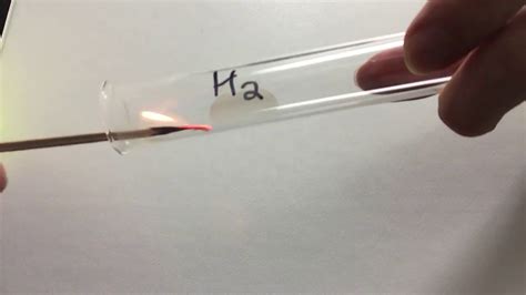 Flame Test - Hydrogen - YouTube