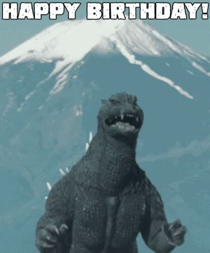 Happy Birthday Godzilla GIF - HappyBirthday Godzilla - Discover & Share GIFs