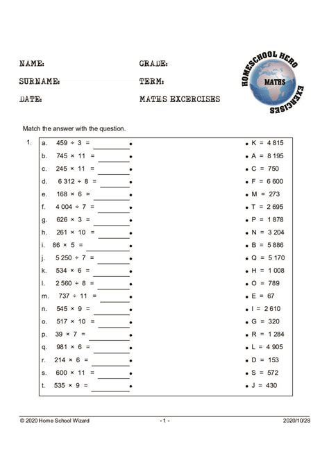 GRADE 4 TERM 4 MATHEMATICS WORKSHEET 7 (Q&A) • Teacha!